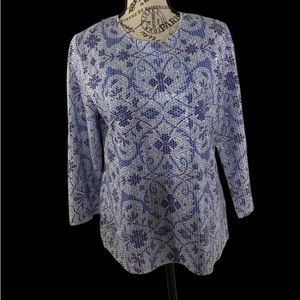 Anthropologie sequin blouse women’s size medium
